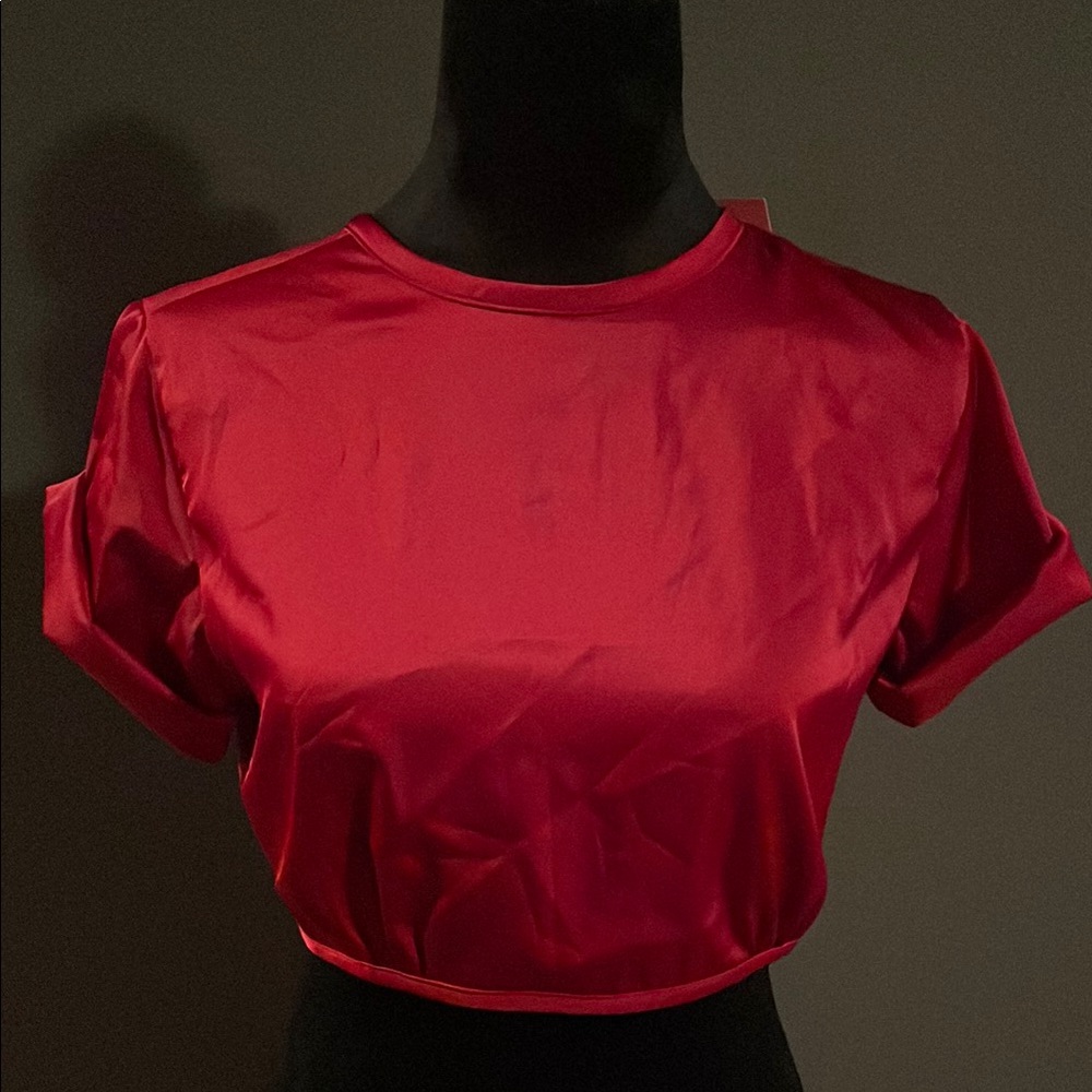 Red Crop Top